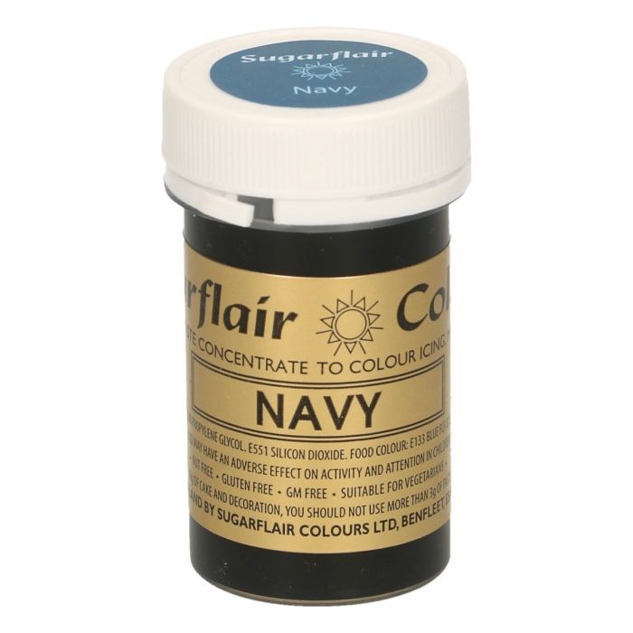 Sugarflair Pastenfarbe - NAVY BLUE