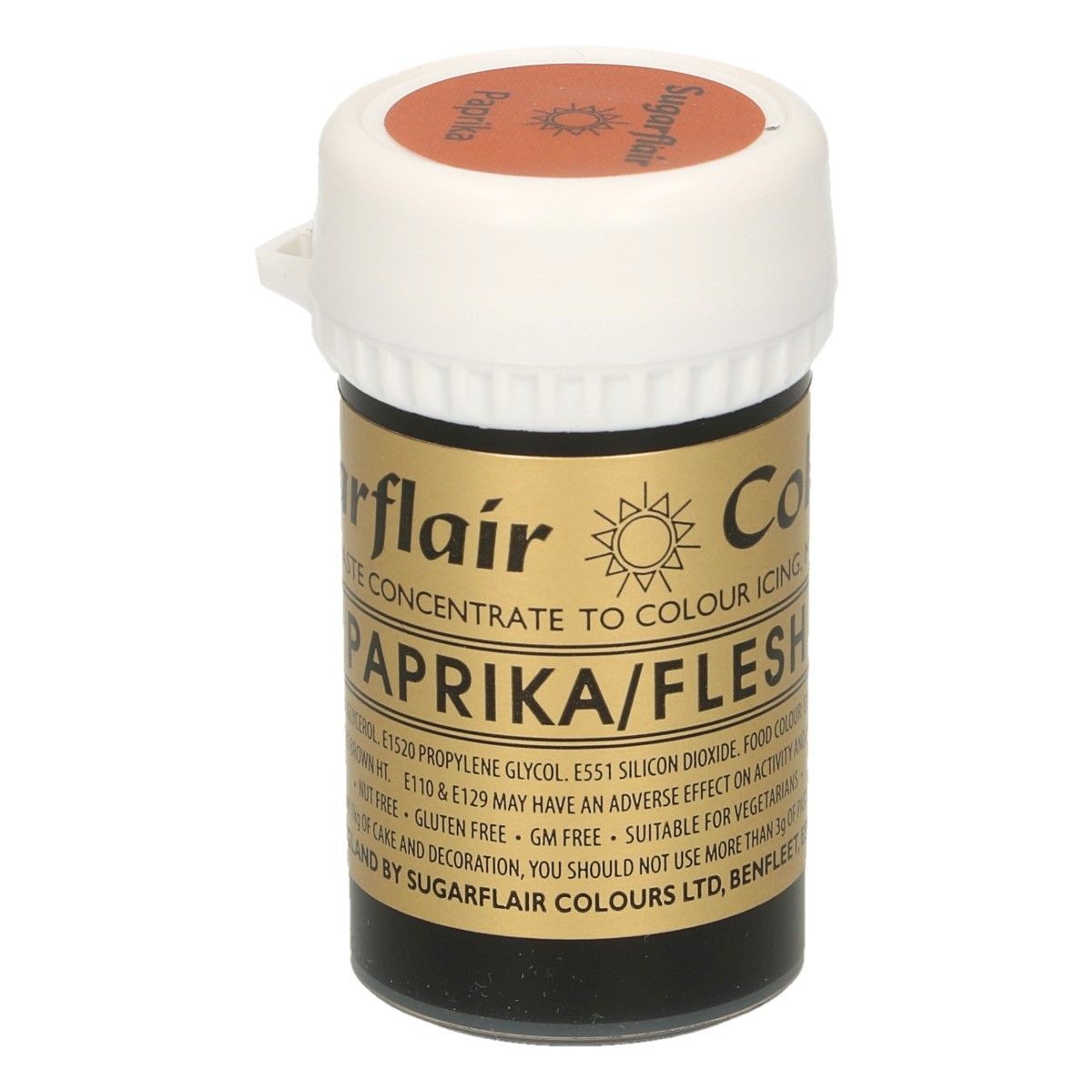 Sugarflair Pastenfarbe - PAPRIKA 25 gr.