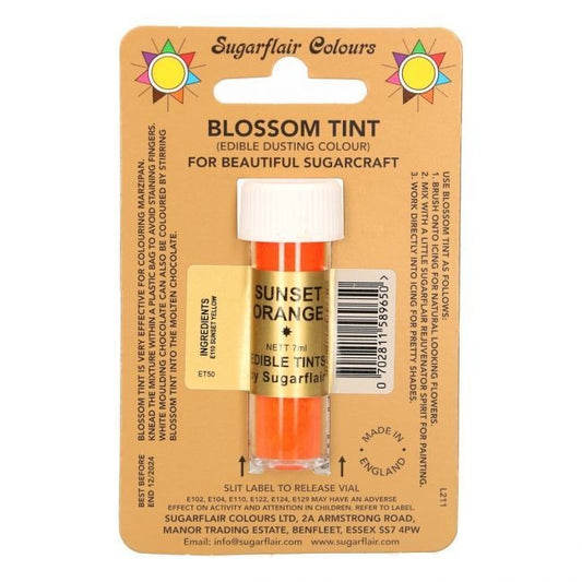 Sugarflair Puderfarbe matt - Sunset Orange 7ml 12/27
