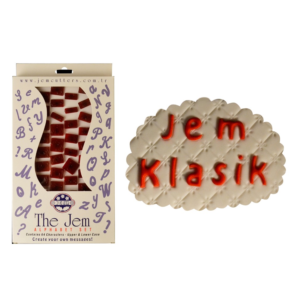 The Jem Buchstaben Stempel KLASSIK Set/64 tlg.