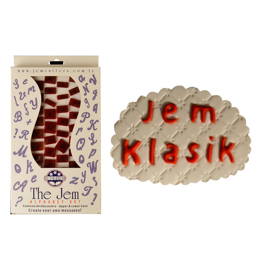 The Jem Buchstaben Stempel KLASSIK Set/64 tlg.