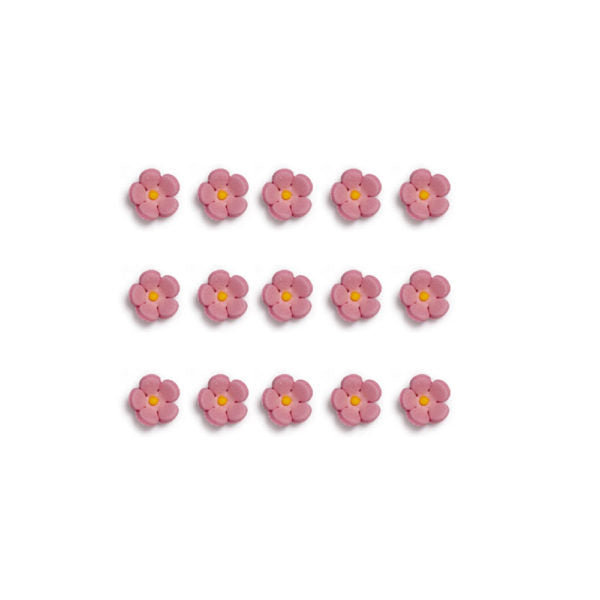 Decora Zuckerdekoration - Blumen Mini Rosa/30Stk.