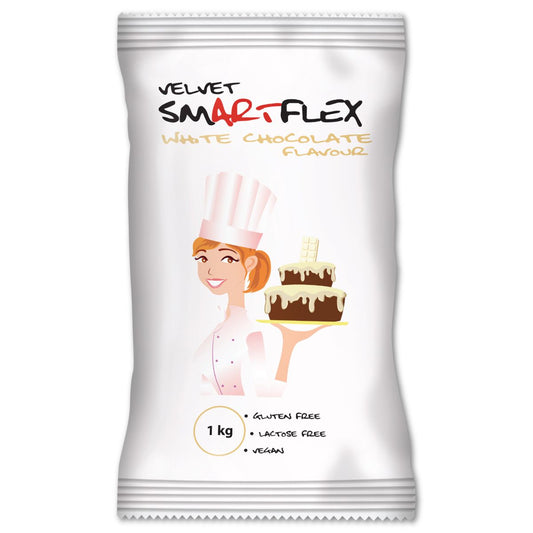 Smartflex Rollfondant - Velvet Weiße Schokolade 1kg