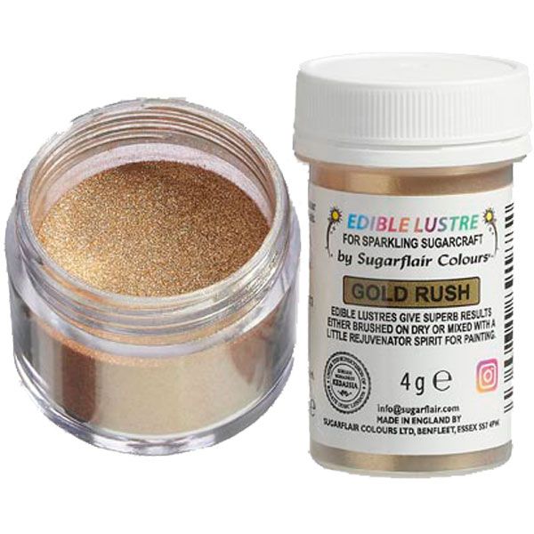 Sugarflair Puderfarbe Lustre - Gold Rush 4 gr.