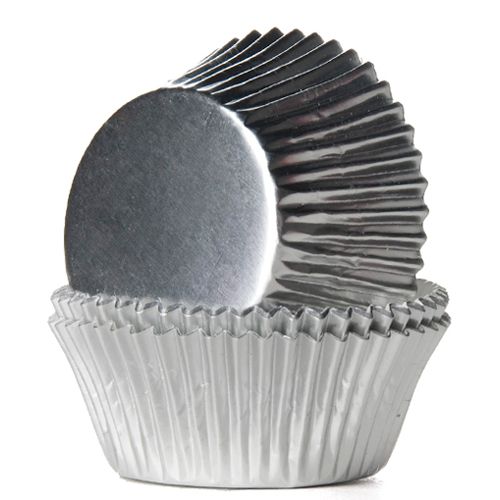 Muffin Förmchen - Metallic Silber/30Stk.