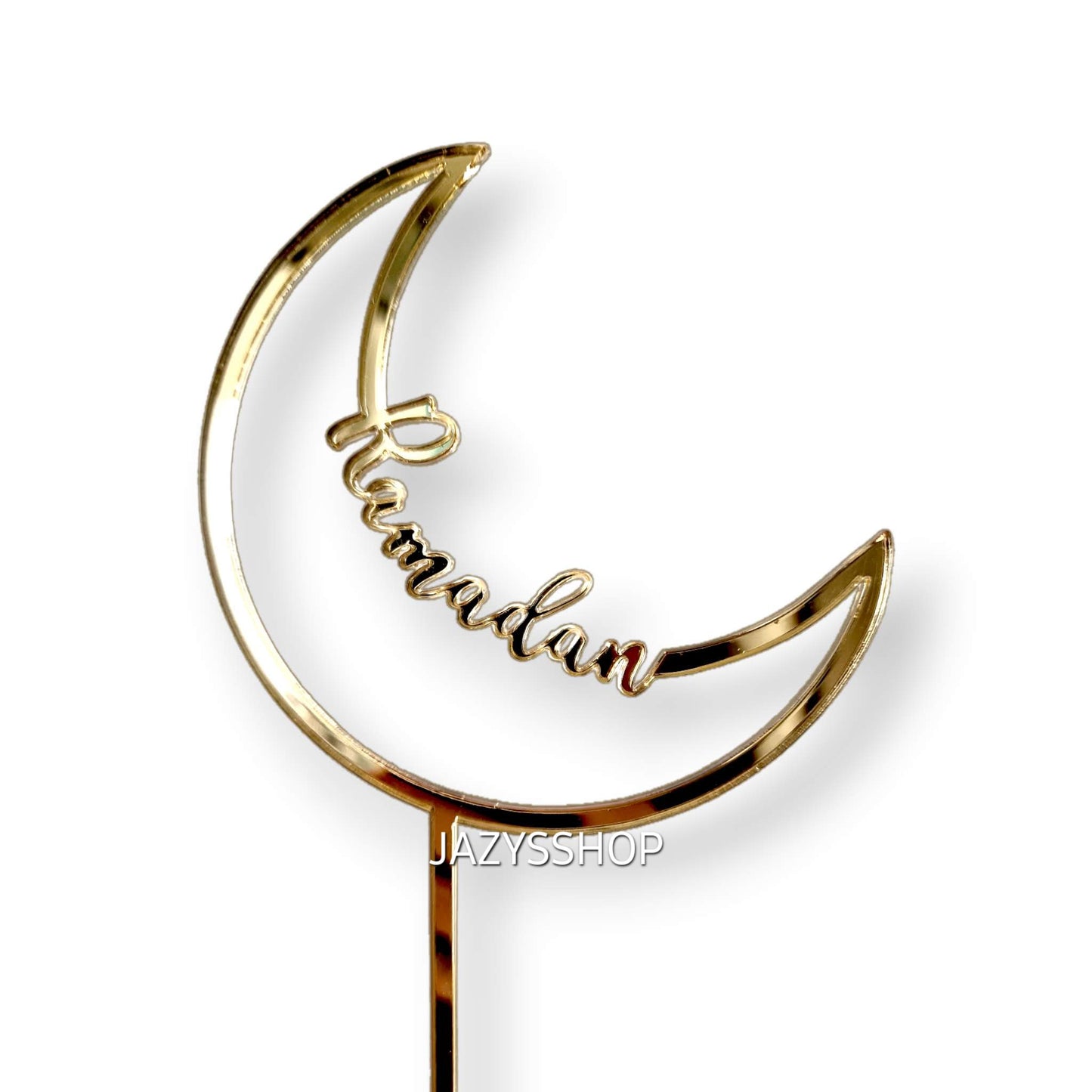Acryltopper Ramadan Mond Gold