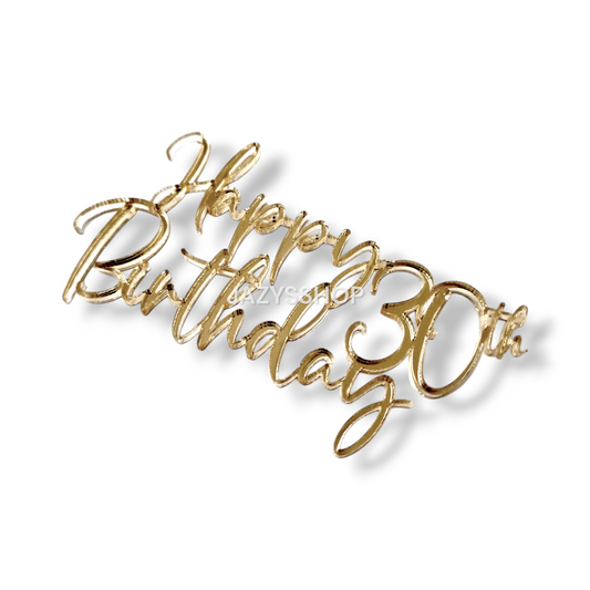 Wunsch Charm Happy Birthday&Zahl