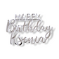 Individueller Happy Birthday Charm mit Name