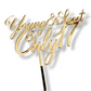 Personalisierbarer Topper "Young&Sweet"