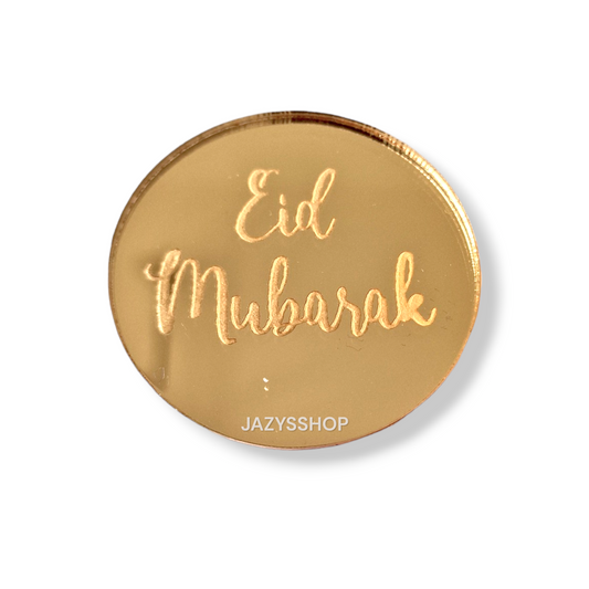 Charm Plakette "Eid Mubarak" 3er Pack