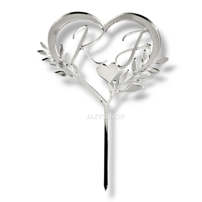 Individueller Hochzeitstopper Romantic Heartframe