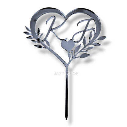 Individueller Hochzeitstopper Romantic Heartframe