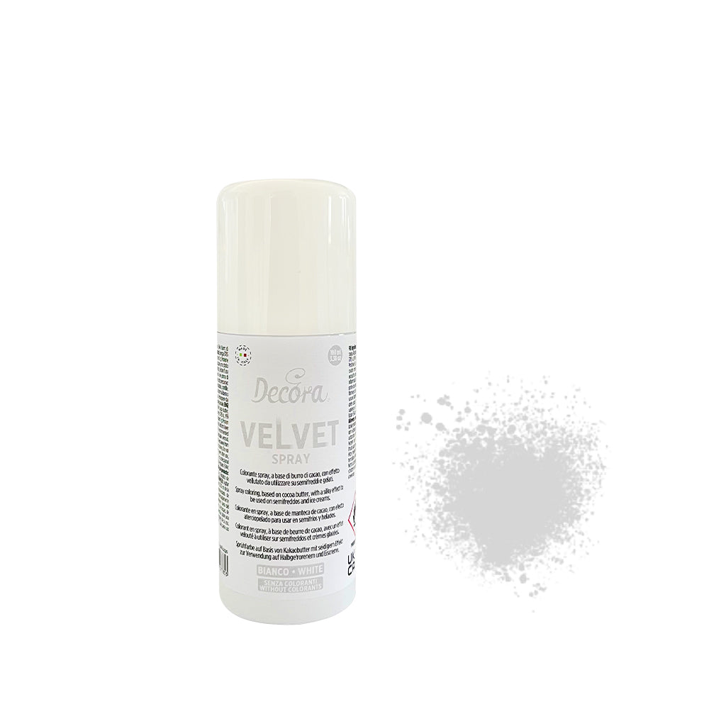 Decora Velvet Spray - Weiß 100ml