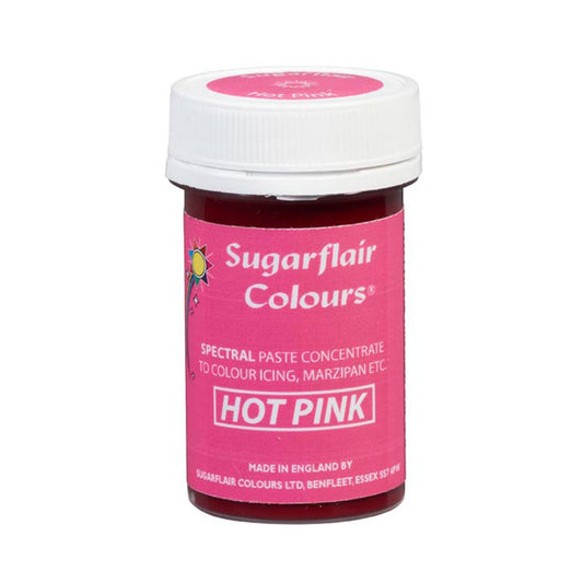 Sugarflair Pastenfarbe - HOT PINK 25 gr.