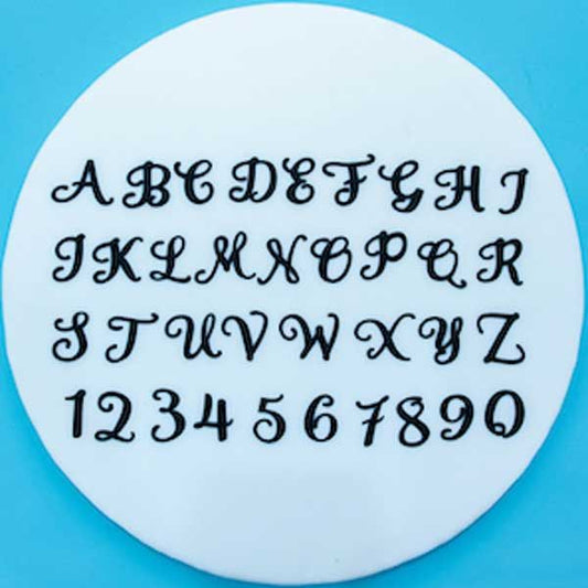 FMM Art Deco Alphabet & Zahlen Swirl