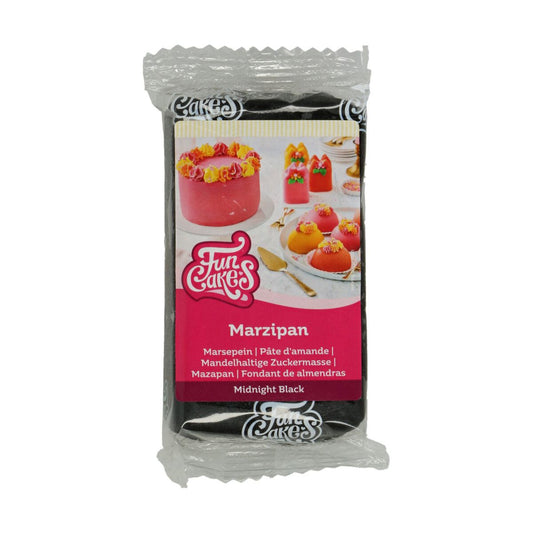 Funcakes Marzipan - Midnight Black 250 gr.