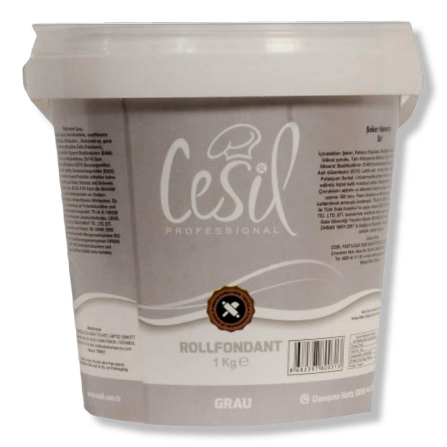 Cesil Rollfondant - Grau 1kg