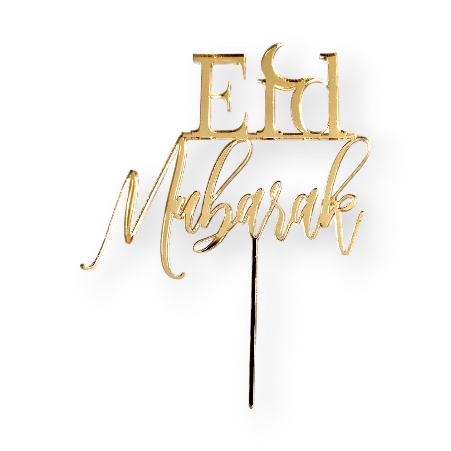 Acryltopper Eid Mubarak 1 Gold