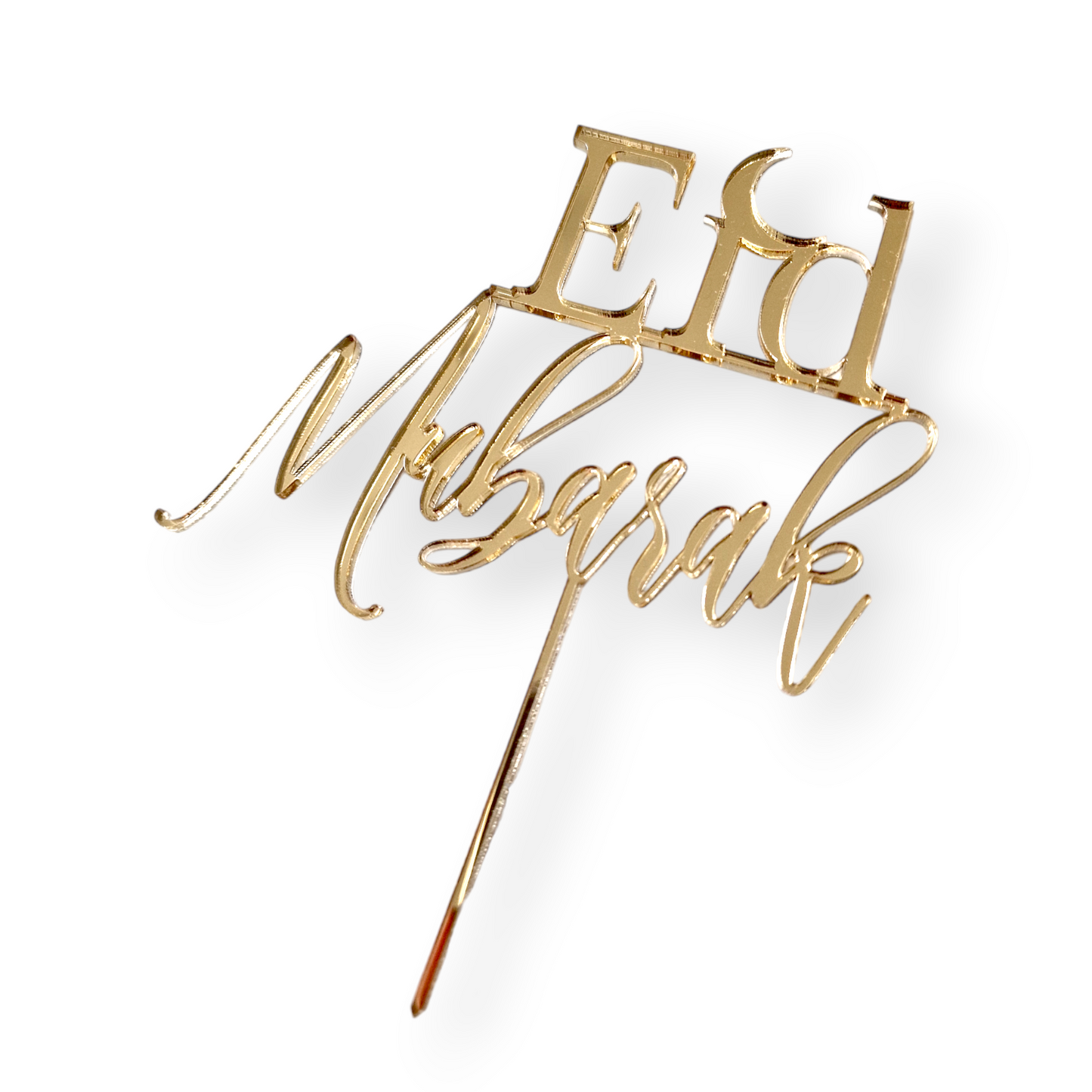 Acryltopper Eid Mubarak 1 Gold