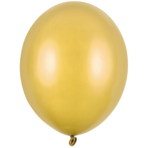 Latex Ballons 30cm, Metallic Gold