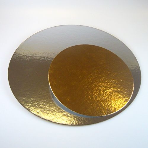 Tortenunterlagen Silber/Gold Rund 15cm/3 Stk.