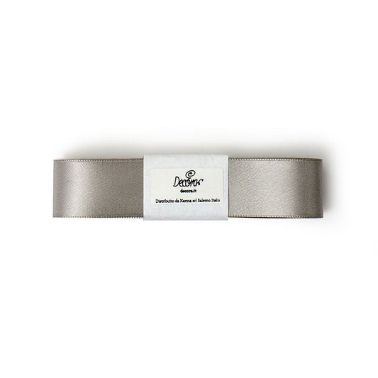 Satin Band Silber 25mm x 3m