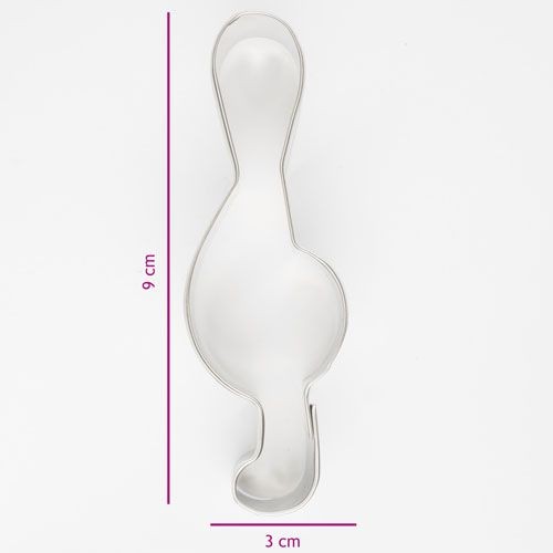 Keksausstecher - Tonschlüssel 9 cm