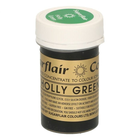 Sugarflair Pastenfarbe - HOLLY GREEN 25 gr.