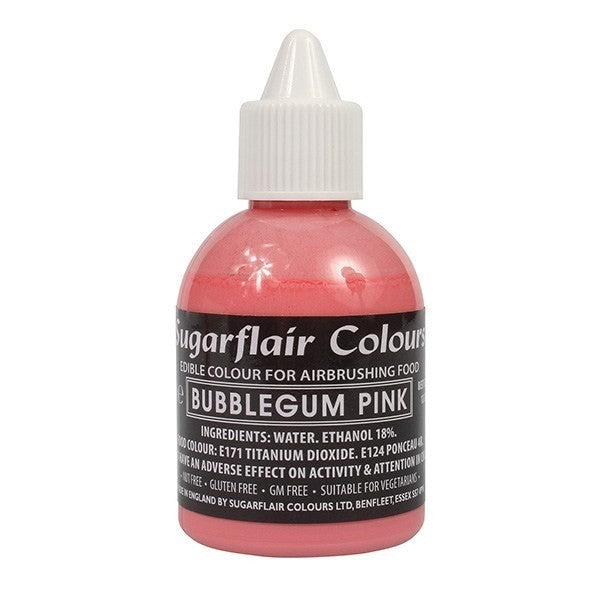 Sugarflair Airbrush Farbe - Bubblegum Pink (Rosa) 60 ml