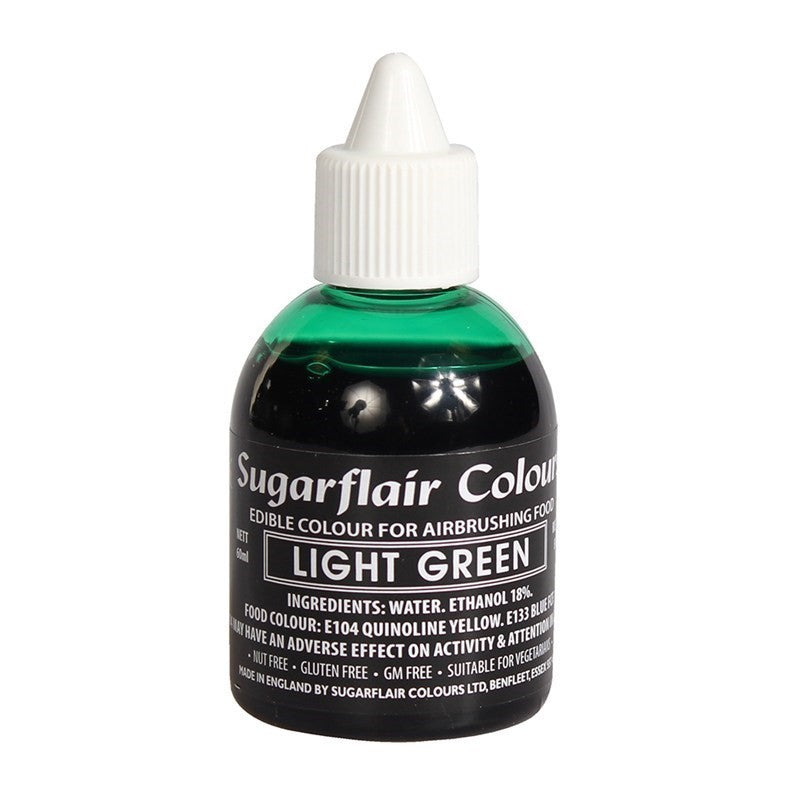 Sugarflair Airbrush Farbe - Hellgrün 60 ml