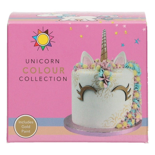 Sugarflair Unicorn Farb-Collection Set/5