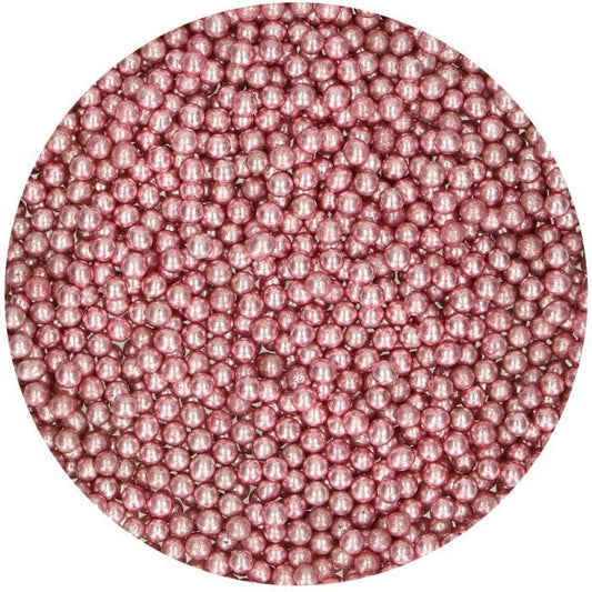 Funcakes Zuckerperlen Metallic Pink 80 gr.